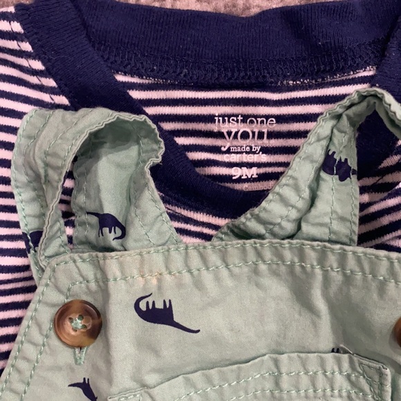 Set of 3. 9M outfits! 1 Carter’s, 1 Oshkosh B’gosh, 1 Just One You by Carter’s. - Picture 3 of 9